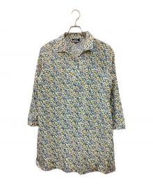 A.P.C.（アーペーセー）の古着「コットンシルクスキッパーシャツワンピース」｜ブルー