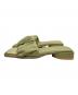 TODAYFUL (トゥデイフル) Satin Gather Sandals グリーン サイズ:38：6000円
