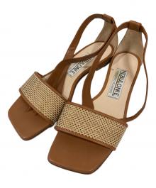 NEBULONIE（ネブローニ）の古着「リボンフラットサンダル」｜ブラウン