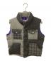 THE NORTHFACE PURPLELABEL（ザ・ノースフェイス パープルレーベル）の古着「ツイード切替ダウンベスト」｜グレー