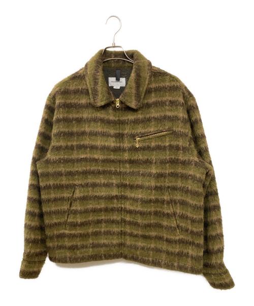 thisisneverthat（ディスイズネバーザット）thisisneverthat (ディスイズネバーザット) Brushed Wool Check Jacket カーキ サイズ:Lの古着・服飾アイテム