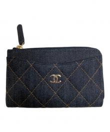 CHANEL（シャネル）の古着「デニムコインケース」｜インディゴ