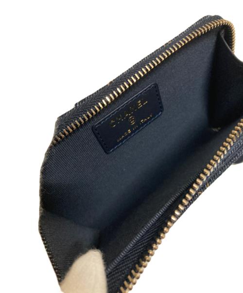 CHANEL（シャネル）CHANEL (シャネル) デニムコインケース インディゴの古着・服飾アイテム