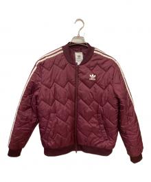 adidas（アディダス）の古着「キルティングジャケット」｜レッド