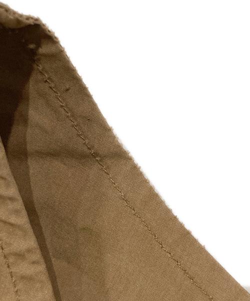 LEMAIRE（ルメール）LEMAIRE (ルメール) ノーカラーコットンプルオーバー ブラウン サイズ:48の古着・服飾アイテム