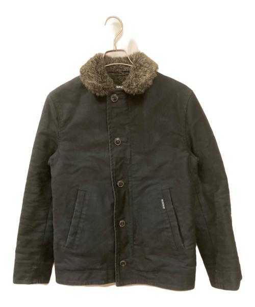 H.R.MARKET BLUE BLUE（エイチアールマーケットブルーブル）H.R.MARKET BLUE BLUE (エイチアールマーケットブルーブル) デッキジャケット ネイビー サイズ:Mの古着・服飾アイテム