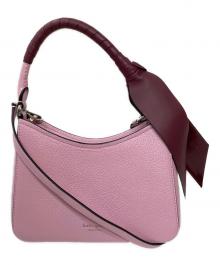 Kate Spade（ケイトスペード）の古着「リボンハンドル2WAYバッグ」｜ピンク