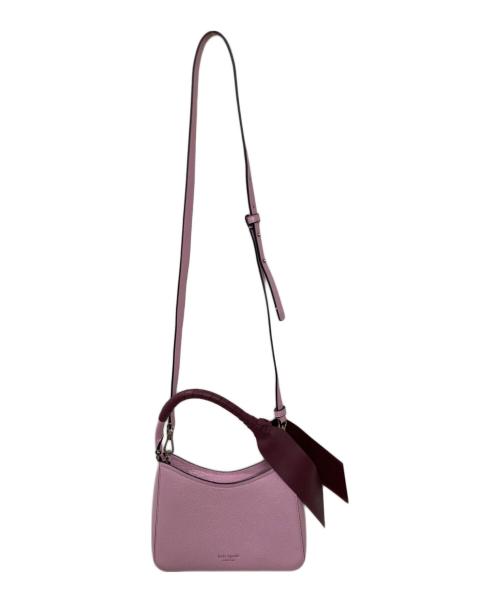 Kate Spade（ケイトスペード）Kate Spade (ケイトスペード) リボンハンドル2WAYバッグ ピンクの古着・服飾アイテム