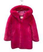 ）の古着「FAUX FUR CUPID COAT  / フェイクファーコート」｜ピンク