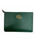 GUCCI（グッチ）の古着「ダブルG 2つ折り財布」｜グリーン