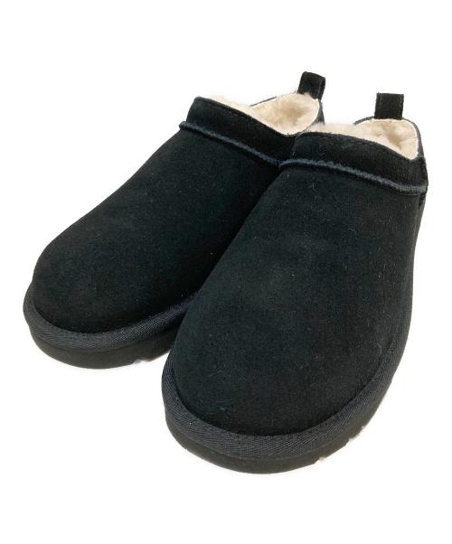 UGG（アグ）UGG (アグ) Classic Micro / クラシックマイクロ ムートンシューズ ブラック サイズ:24cmの古着・服飾アイテム