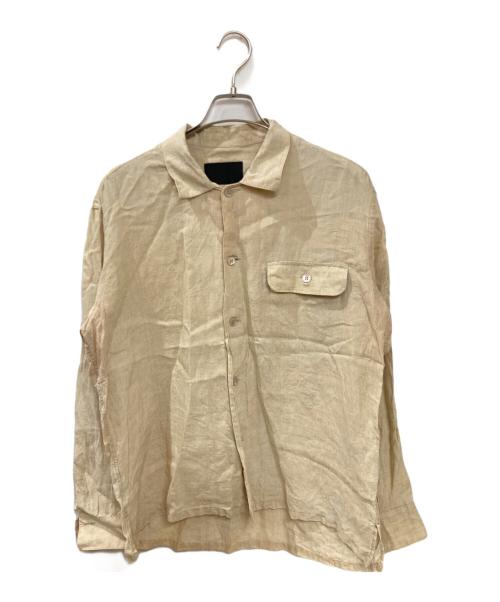 LANVIN COLLECTION（ランバンコレクション）LANVIN COLLECTION (ランバンコレクション) リネンシャツ ベージュ サイズ:50の古着・服飾アイテム
