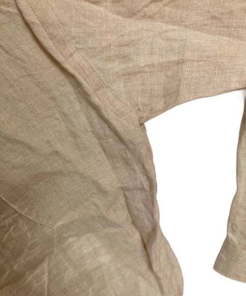 LANVIN COLLECTION（ランバンコレクション）LANVIN COLLECTION (ランバンコレクション) リネンシャツ ベージュ サイズ:50の古着・服飾アイテム