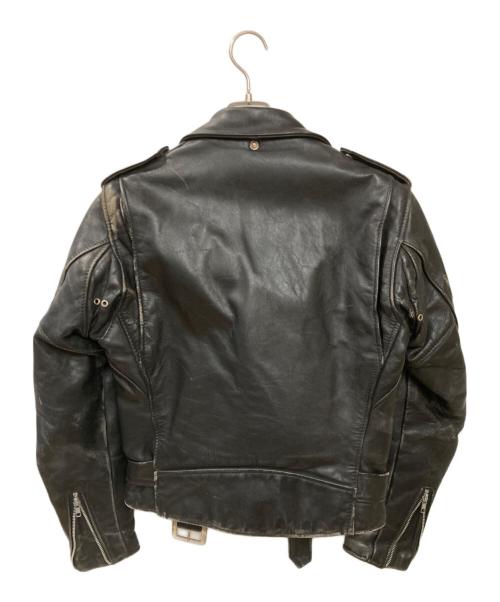 Schott（ショット）Schott (ショット) 古着ダブルライダースジャケット ブラック サイズ:36の古着・服飾アイテム