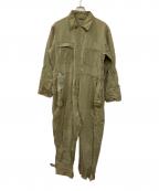 US ARMYユーエスアーミー）の古着「ヴィンテージヘリンボーンツイルオールインワン」｜オリーブ