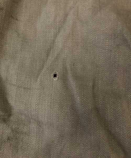 US ARMY（ユーエスアーミー）US ARMY (ユーエスアーミー) ヴィンテージヘリンボーンツイルオールインワン オリーブ サイズ:-（実寸参照)の古着・服飾アイテム