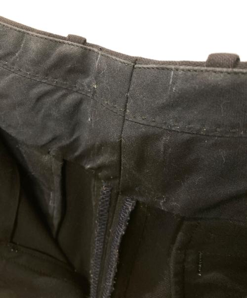 AURALEE（オーラリー）AURALEE (オーラリー) HARD TWIST WOOL DOBBY SLIT SLACKS ネイビー サイズ:3の古着・服飾アイテム