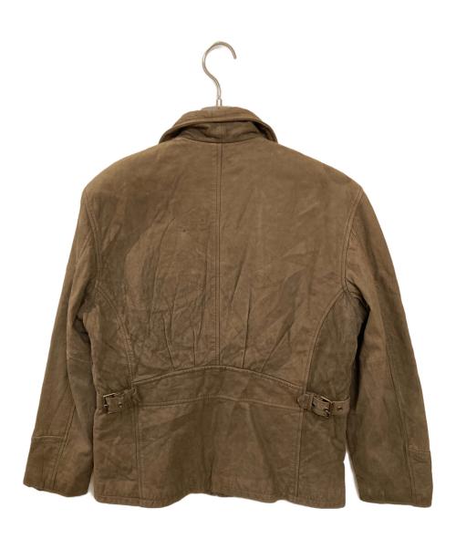 ST JOHN'S BAY（セントジョンズベイ）ST JOHN'S BAY (セントジョンズベイ) レザージャケット ブラウン サイズ:Sの古着・服飾アイテム