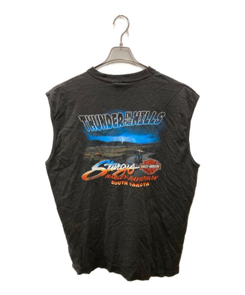 HARLEY-DAVIDSON（ハーレーダビッドソン）HARLEY-DAVIDSON (ハーレーダビッドソン) ノースリーブカットソー グレー サイズ:2Xの古着・服飾アイテム