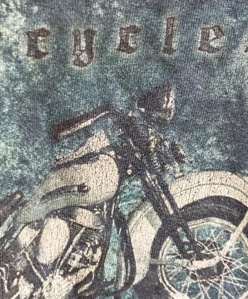 HARLEY-DAVIDSON（ハーレーダビッドソン）HARLEY-DAVIDSON (ハーレーダビッドソン) プリントTシャツ ネイビー サイズ:Lの古着・服飾アイテム