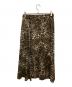 JOURNAL STANDARD LUXE (ジャーナルスタンダード ラックス) マットサテンレオパ マキシスカート ブラウン サイズ:FREE：10000円