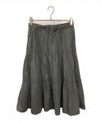 THE NORTHFACE PURPLELABELザ・ノースフェイス パープルレーベル）の古着「ティアードロングスカート」｜グレー