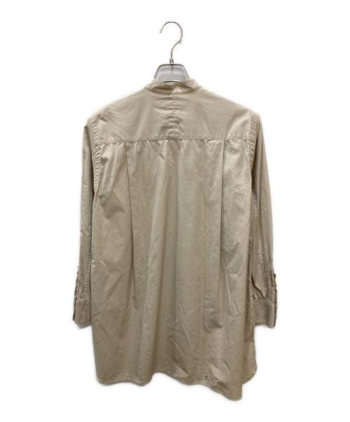 STEVEN ALAN（スティーブンアラン）STEVEN ALAN (スティーブンアラン) THOMAS MASON COTTON BAND COLLAR SHIRT ベージュ サイズ:Sの古着・服飾アイテム