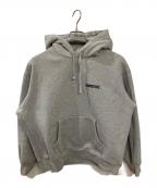 SUPREMEシュプリーム）の古着「Crown Hooded Sweatshirt / ロゴプリントパーカー」｜グレー
