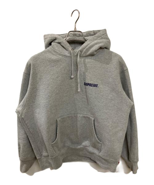 SUPREME（シュプリーム）SUPREME (シュプリーム) Crown Hooded Sweatshirt / ロゴプリントパーカー グレー サイズ:Sの古着・服飾アイテム