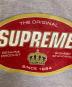 中古・古着 SUPREME (シュプリーム) Crown Hooded Sweatshirt / ロゴプリントパーカー グレー サイズ:S：15000円