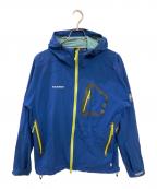 MAMMUTマムート）の古着「ウィンドストッパーソフトシェルプリズムジャケット」｜ブルー