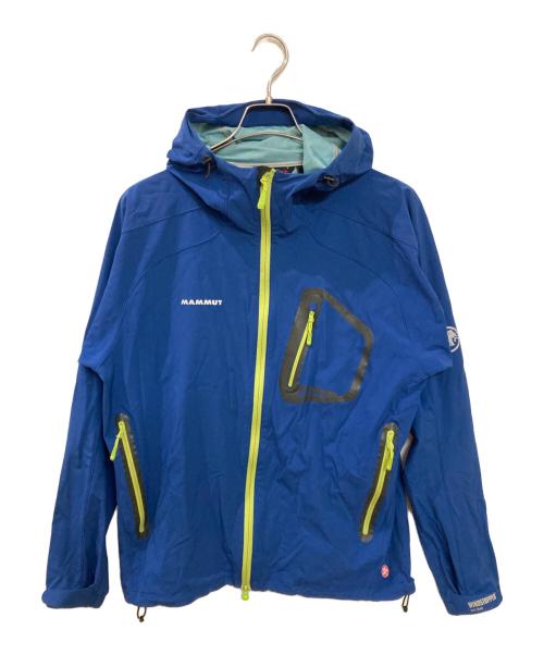 MAMMUT（マムート）MAMMUT (マムート) ウィンドストッパーソフトシェルプリズムジャケット ブルー サイズ:XLの古着・服飾アイテム