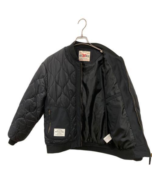 karaku（カラク）karaku (カラク) キルティングジャケット ブラック サイズ:XLの古着・服飾アイテム