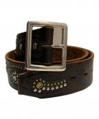 Hollywood Trading Companyハリウッドトレーディングカンパニー）の古着「スタッズベルト」｜ブラック