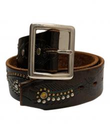 Hollywood Trading Company（ハリウッドトレーディングカンパニー）の古着「スタッズベルト」｜ブラック