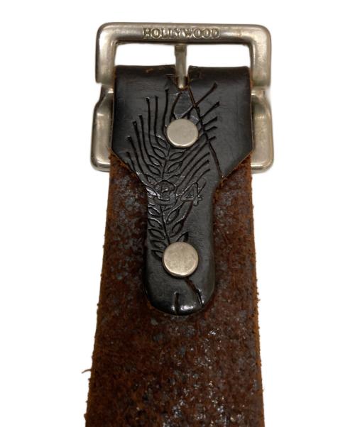 Hollywood Trading Company（ハリウッドトレーディングカンパニー）Hollywood Trading Company (ハリウッドトレーディングカンパニー) スタッズベルト ブラック サイズ:W34の古着・服飾アイテム