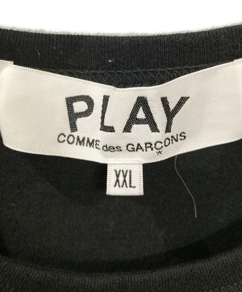 PLAY COMME des GARCONS（プレイコムデギャルソン）PLAY COMME des GARCONS (プレイコムデギャルソン) ハートロゴTEE ブラック サイズ:XXLの古着・服飾アイテム