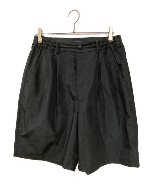 COMME des GARCONS HOMME（コムデギャルソン オム）COMME des GARCONS HOMME (コムデギャルソン オム) Estelle ramie poplin shorts/ハーフパンツ ブラック サイズ:Mの古着・服飾アイテム