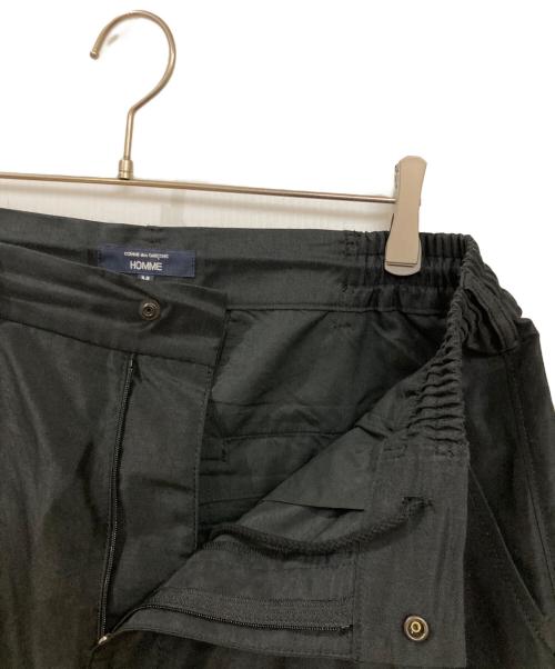 COMME des GARCONS HOMME（コムデギャルソン オム）COMME des GARCONS HOMME (コムデギャルソン オム) Estelle ramie poplin shorts/ハーフパンツ ブラック サイズ:Mの古着・服飾アイテム