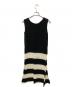 babaco (ババコ) LEAF LACE STRIPE ワンピース ブラック サイズ:FREE：6000円
