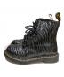 Dr.Martens (ドクターマーチン) ゼブラエンボスブーツ ブラック サイズ:US6：9000円