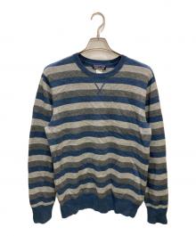 Patagonia（パタゴニア）の古着「M's Wool Cask Crew」｜ブルー×グレー