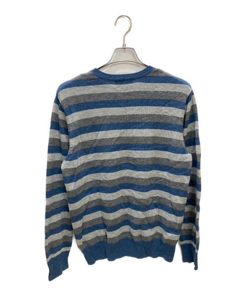 Patagonia（パタゴニア）Patagonia (パタゴニア) M's Wool Cask Crew ブルー×グレー サイズ:Mの古着・服飾アイテム