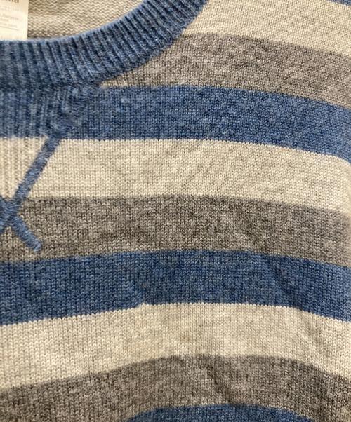 Patagonia（パタゴニア）Patagonia (パタゴニア) M's Wool Cask Crew ブルー×グレー サイズ:Mの古着・服飾アイテム
