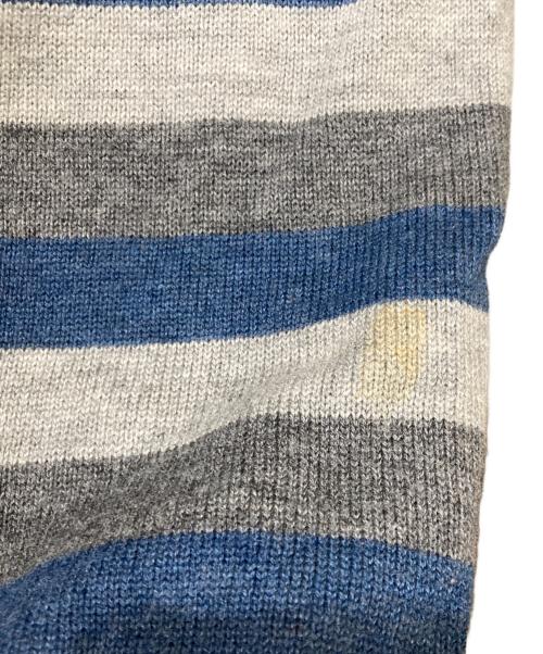 Patagonia（パタゴニア）Patagonia (パタゴニア) M's Wool Cask Crew ブルー×グレー サイズ:Mの古着・服飾アイテム