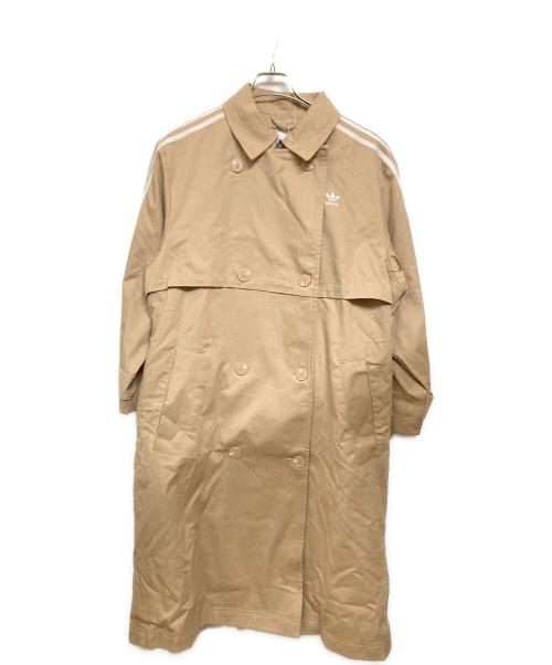 adidas Originals（アディダスオリジナル）adidas Originals (アディダスオリジナル) アディカラートレンチコート ツイル ベージュ サイズ:Mの古着・服飾アイテム