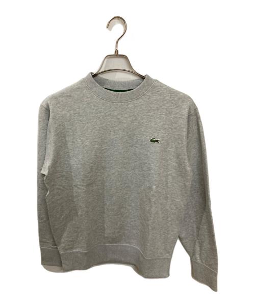 LACOSTE（ラコステ）LACOSTE (ラコステ) プレミアムスウェットクルーネック グレー サイズ:S 未使用品の古着・服飾アイテム