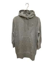 LACOSTE（ラコステ）の古着「裏毛スウェットフーディワンピース」｜グレー