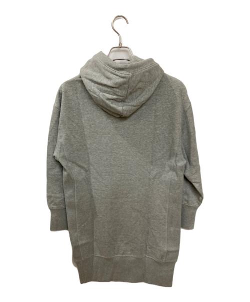 LACOSTE（ラコステ）LACOSTE (ラコステ) 裏毛スウェットフーディワンピース グレー サイズ:34 未使用品の古着・服飾アイテム