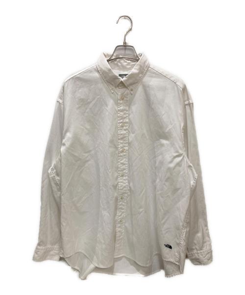 THE NORTH FACE（ザ ノース フェイス）THE NORTH FACE (ザ ノース フェイス) ロングスリーブハーフドームシャツ ホワイト サイズ:XLの古着・服飾アイテム